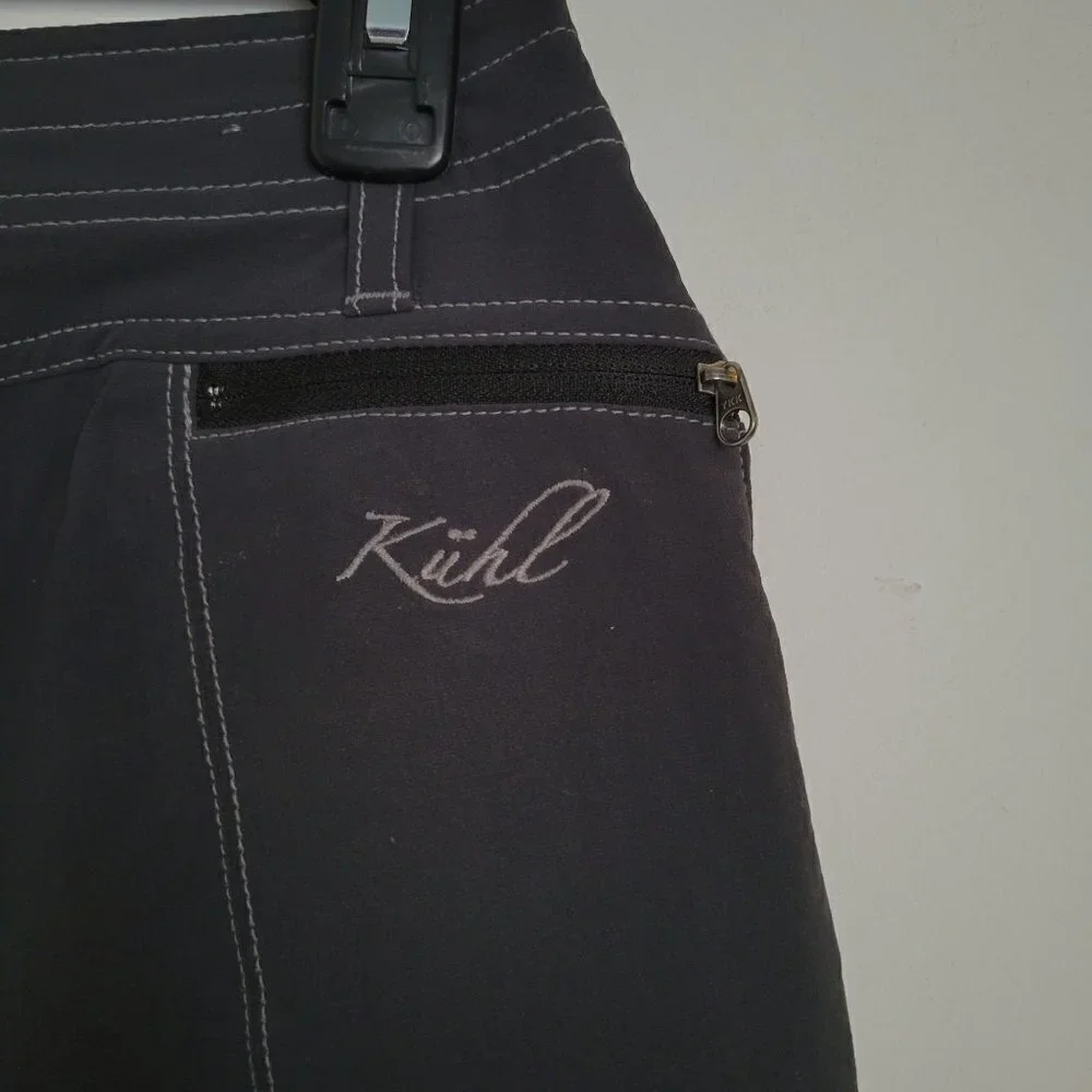 Kuhl Mountain Culture Gray Outdoor Active Hiking Long Track Cargo Style Pants 2